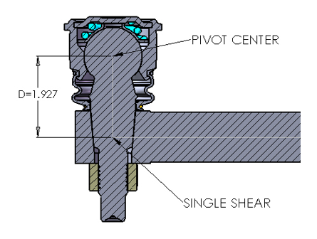 Stock ball joint 1 2