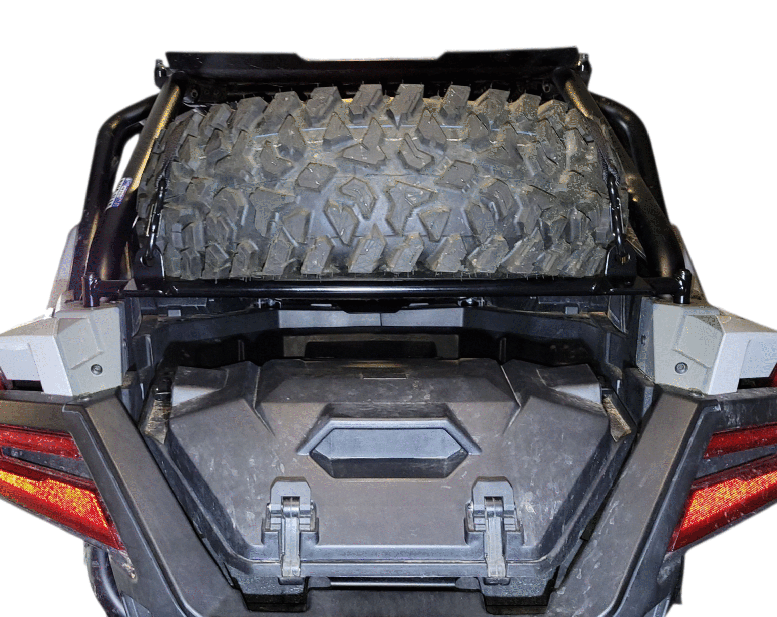 Rzr Pro R Rear Mount Radiator Polaris RZR, Pro XP, Pro S, Turbo R, Pro R, Spare Tire Mount with Dual ...